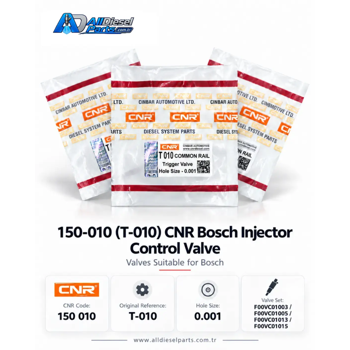 Bosch T010 Клапан форсунки Common Rail | CNR 150 010