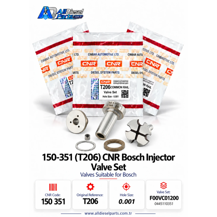 Bosch T206 Enjektör Kontrol Valfi | CNR 150 351