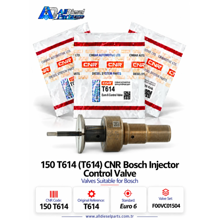 Bosch T614 Enjektör Kontrol Valfi | CNR 150 614